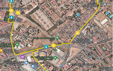 Alcalá en marcha: Ruta Viernes. Parque de los Sentidos
